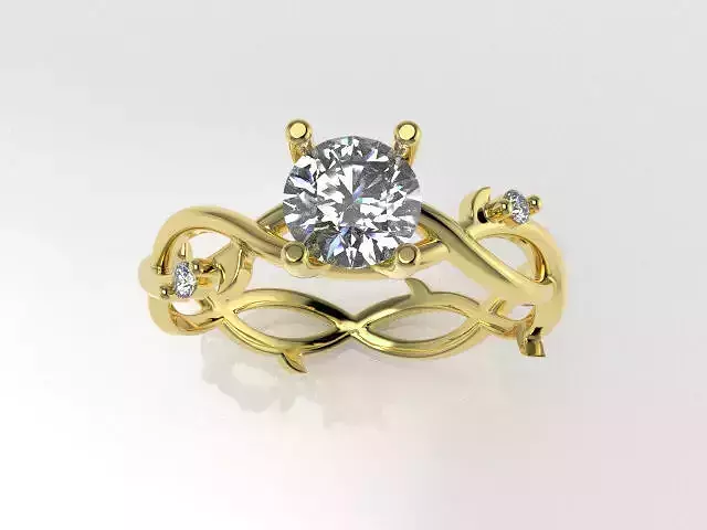 Anillo  corona espinas