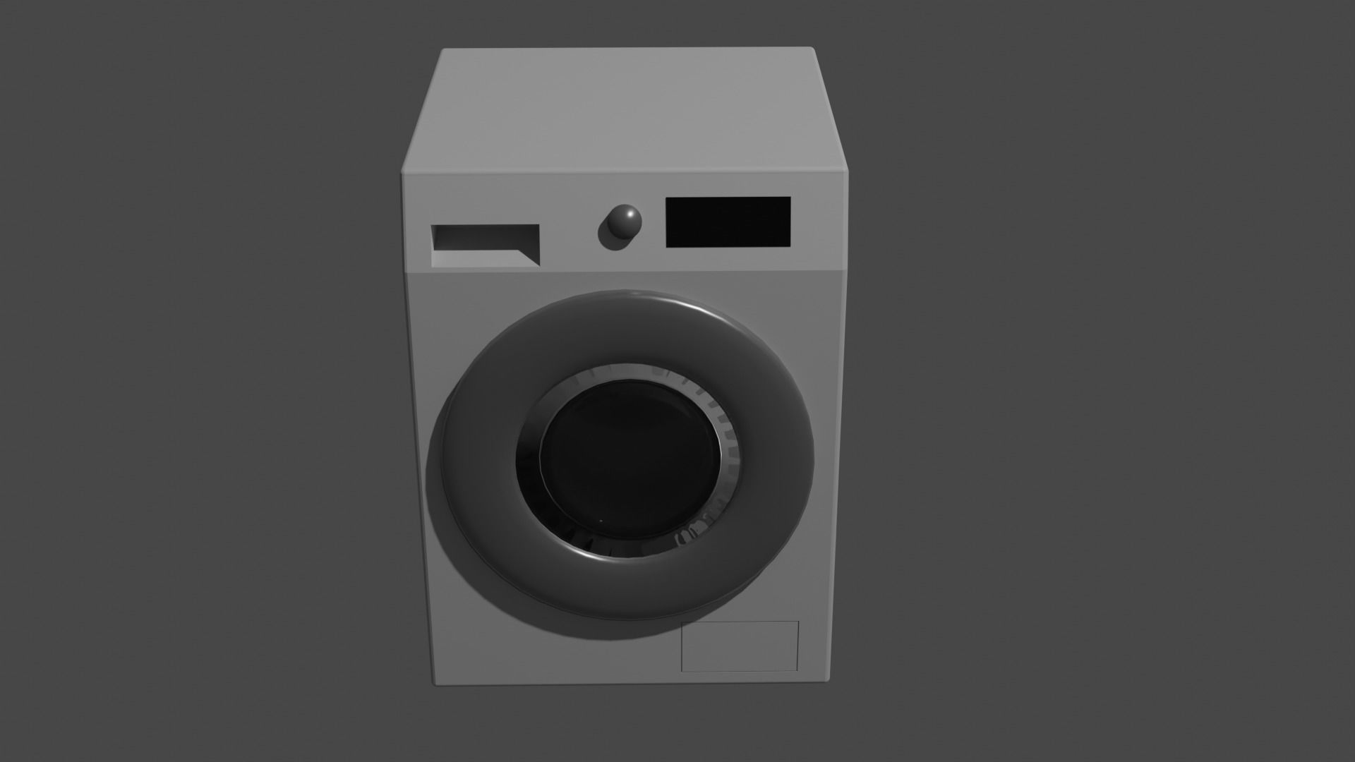 Washing machine Free 3D model_1