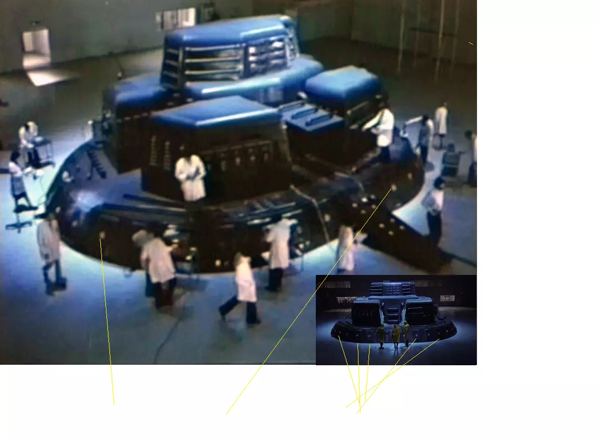 Hangar 18 spaceship 1980 movie 3D print model_2