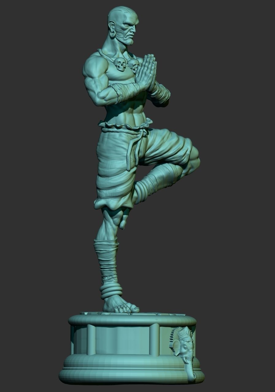 Dhalsin Street Fighter 3D print model_3