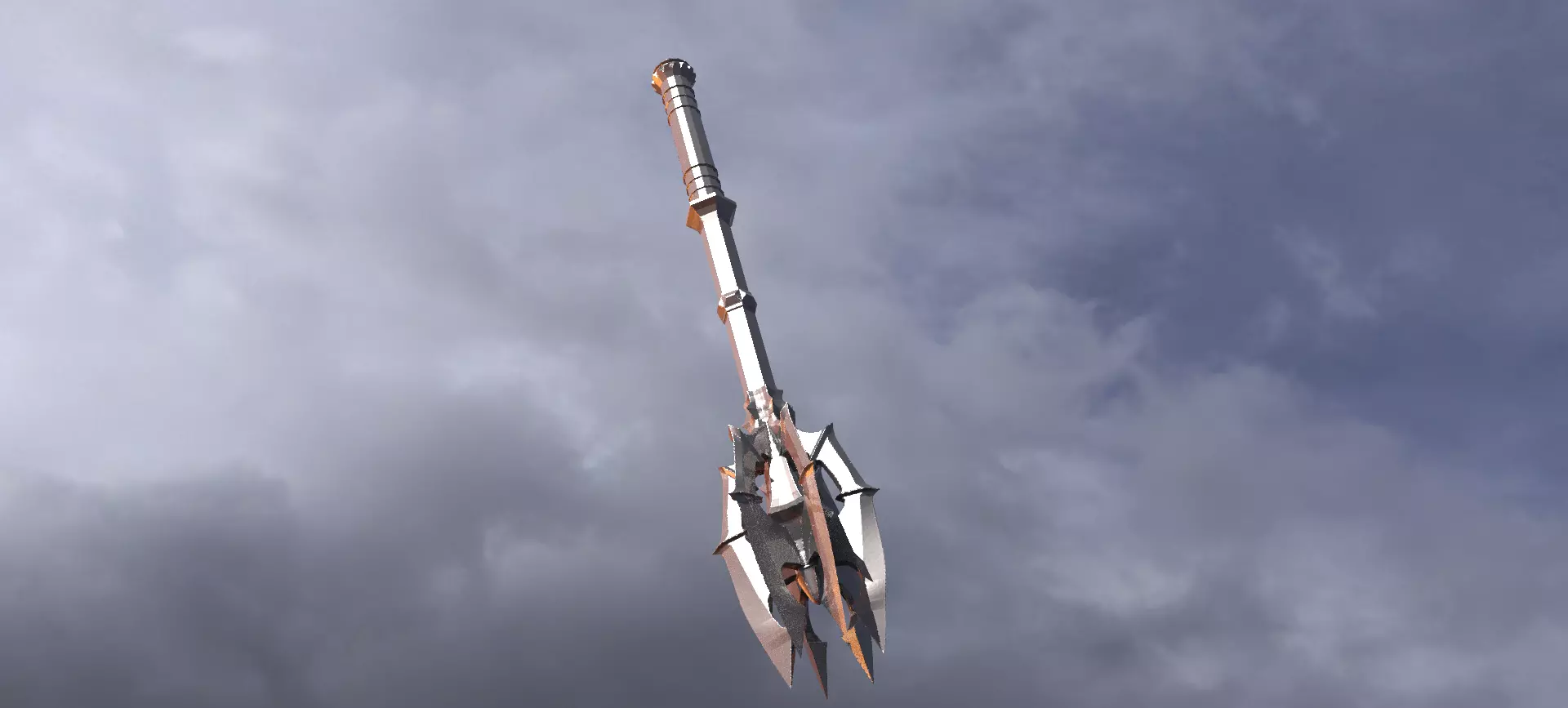 Saurons Mace 3D model_0