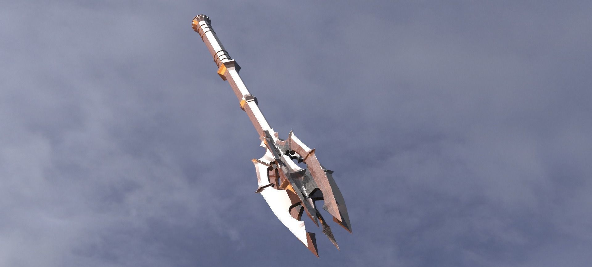 Saurons Mace 3D model_1