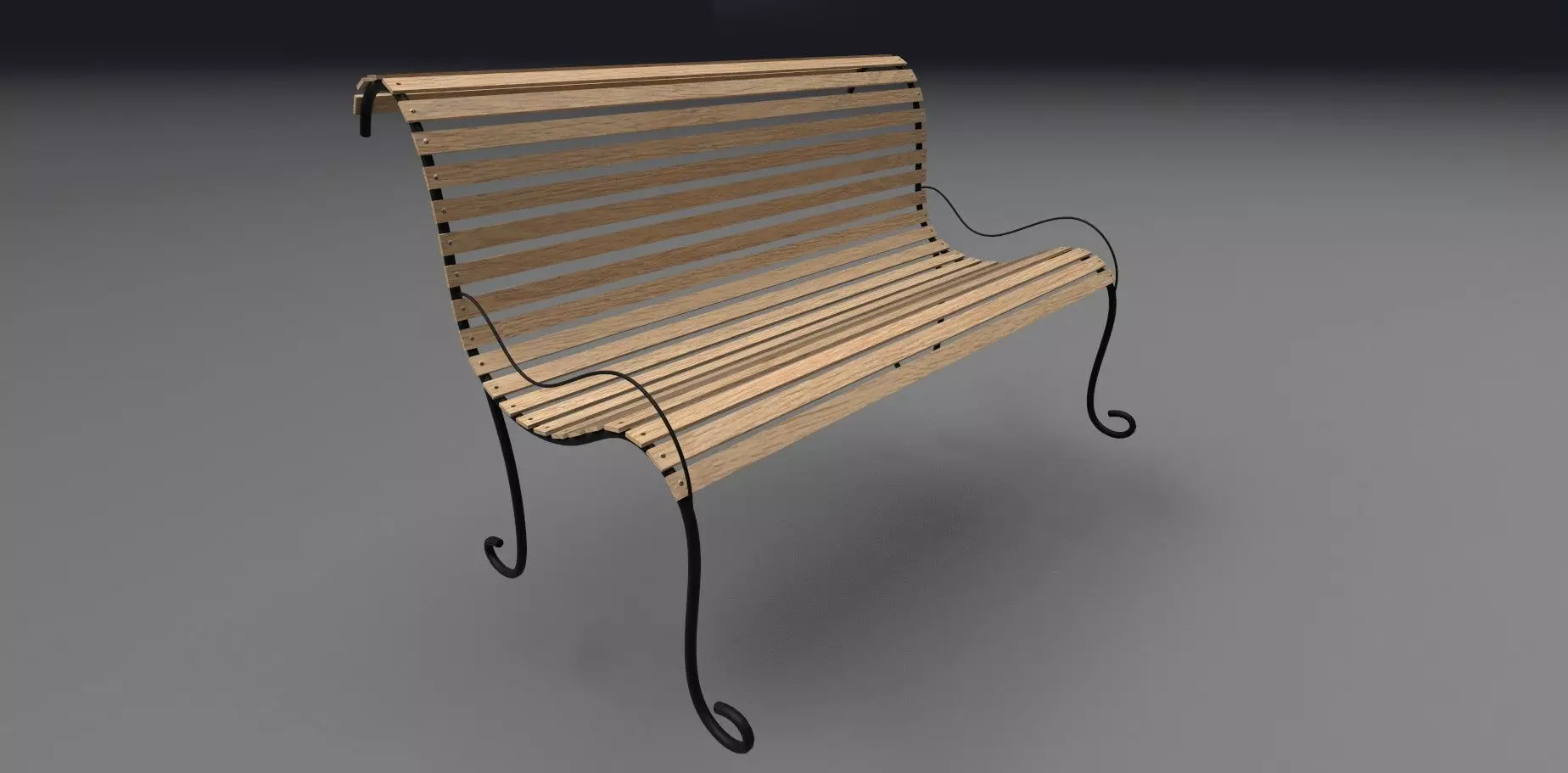 Bench 3D model