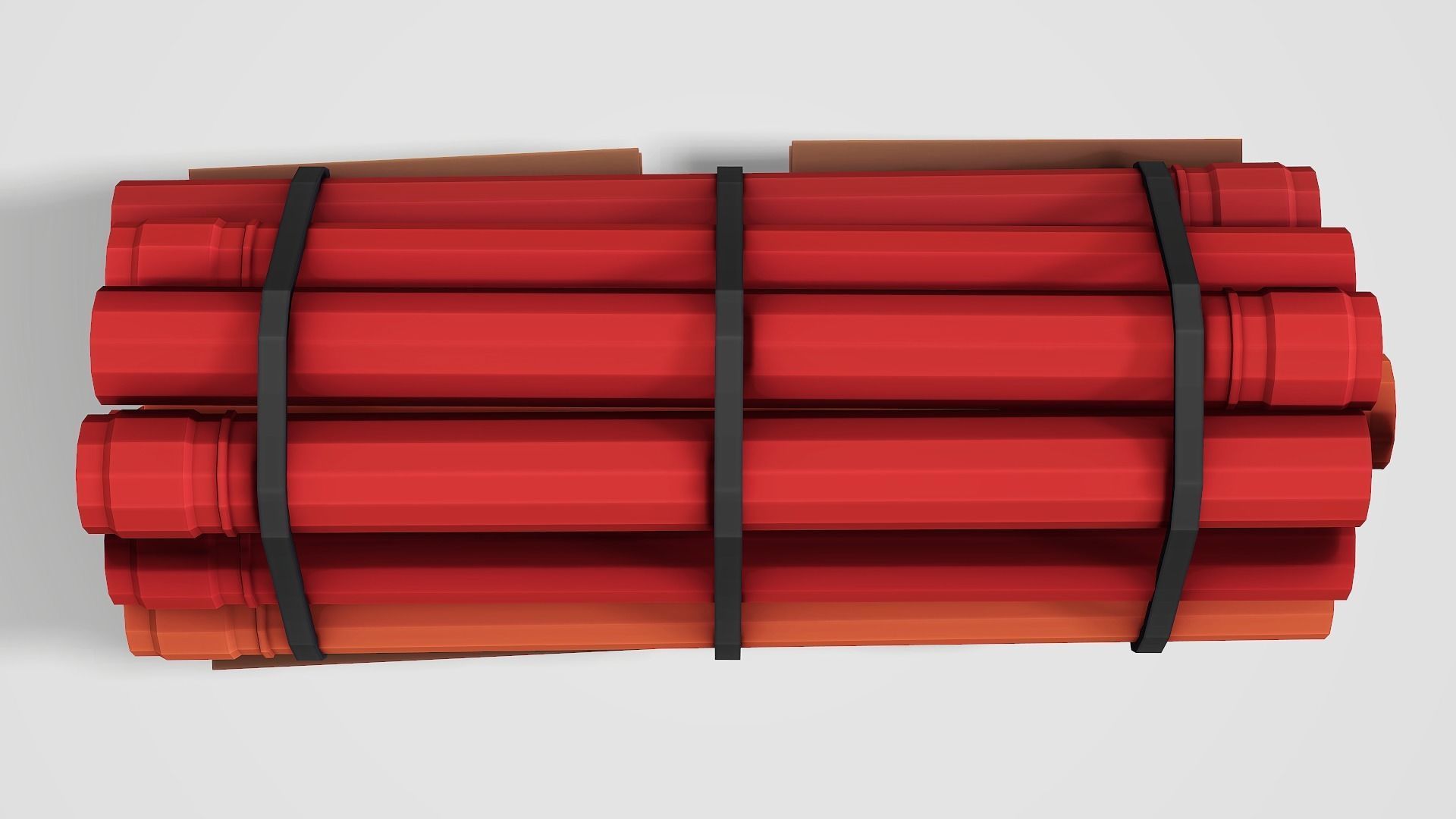 Construction Pipes - Low Poly Mobile Ready Low-poly 3D model_3