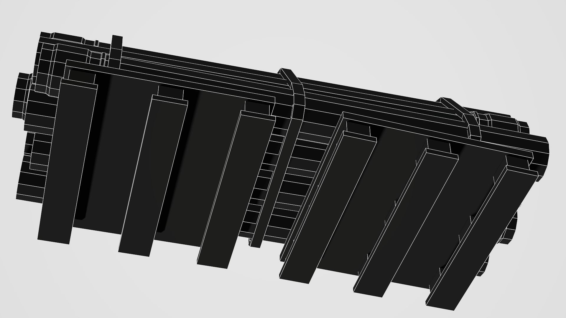 Construction Pipes - Low Poly Mobile Ready Low-poly 3D model_9