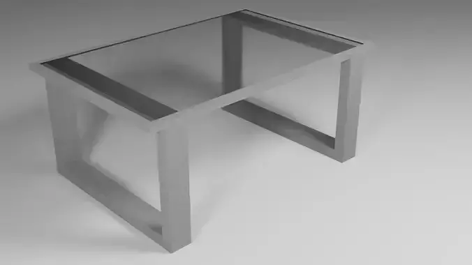 modern glass table