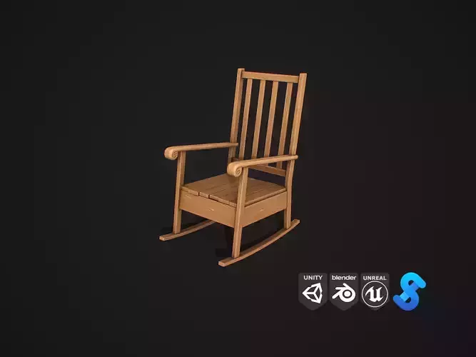 Stylized Rocking chair