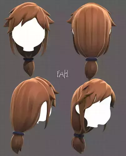 Base Hair for girl V29