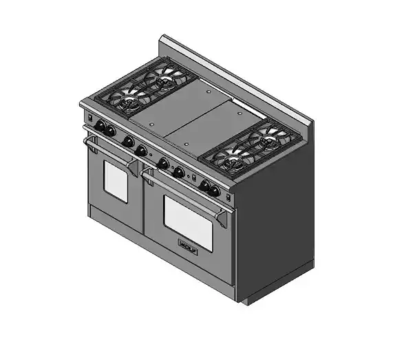 Wolf Range For Revit 2022 Free 3D model