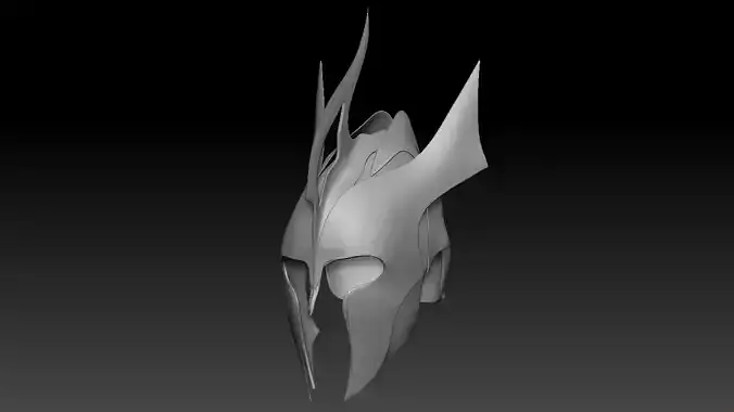 High-poly model Elf helmet