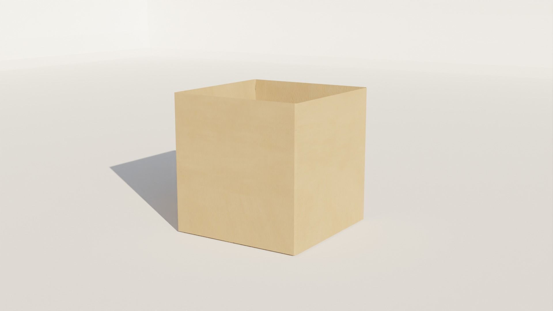 Low-Poly Cardboard Boxes Low-poly 3D model_5