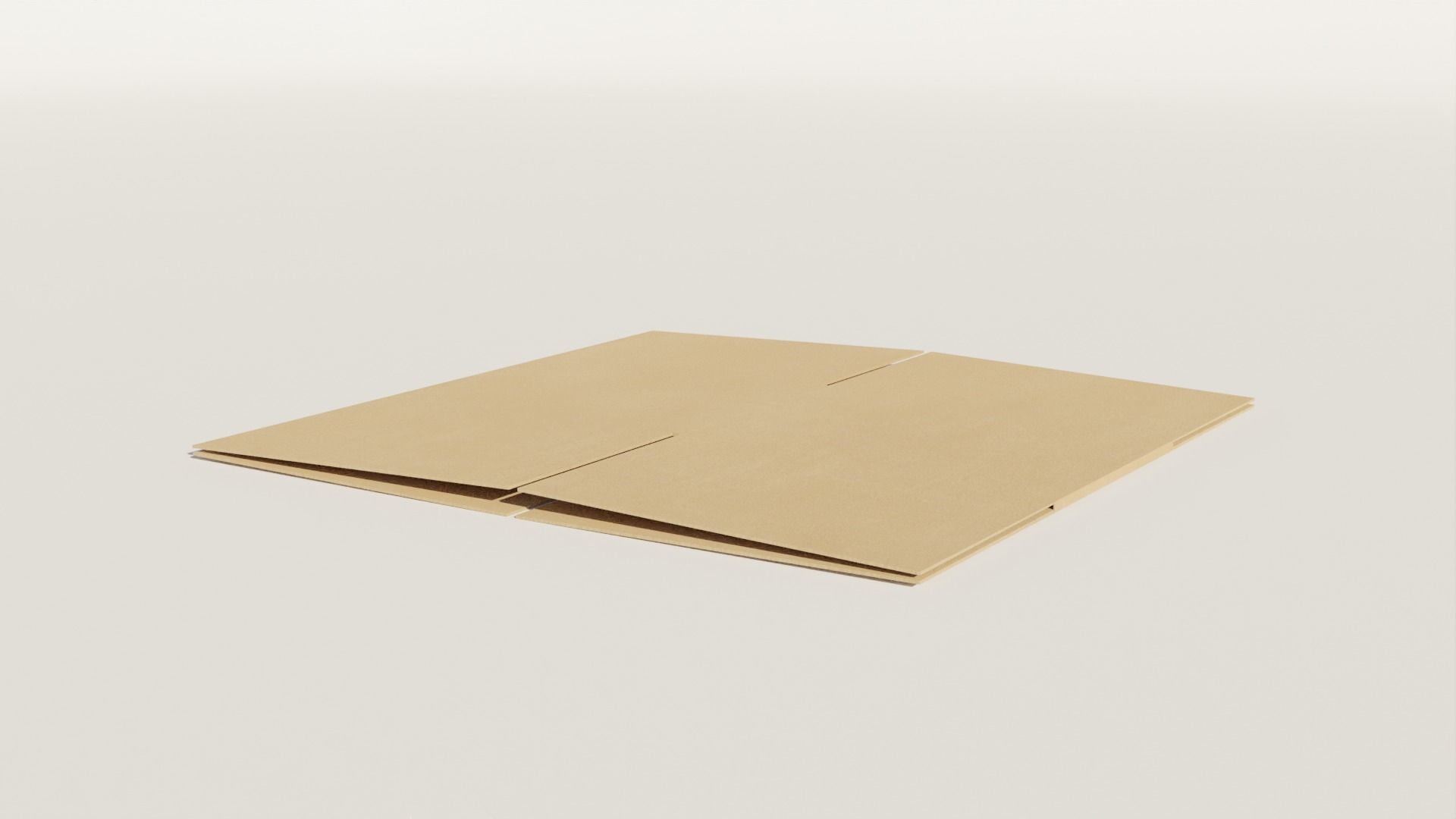 Low-Poly Cardboard Boxes Low-poly 3D model_8