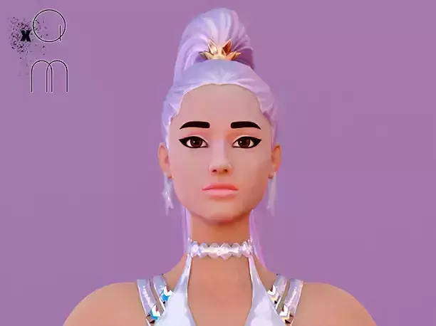 Ariana Grande - Fortnite Low-poly 3D model