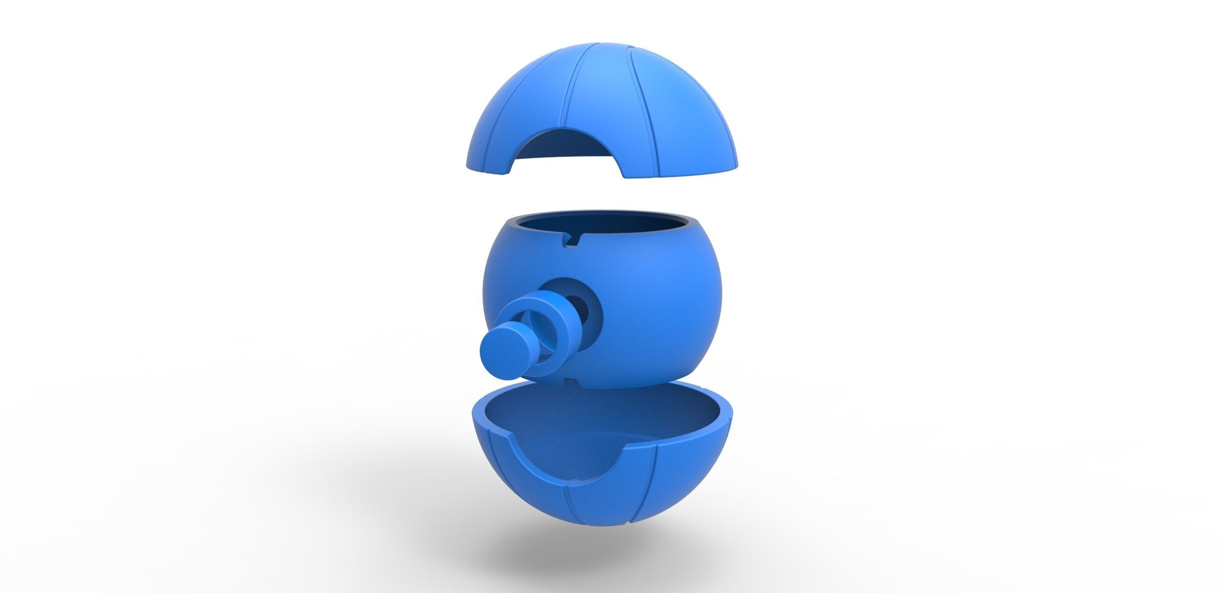 Basketball style orb 3D print model_20