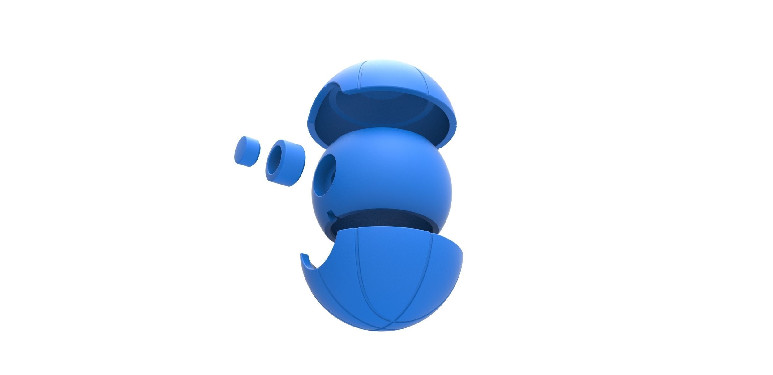 Basketball style orb 3D print model_19