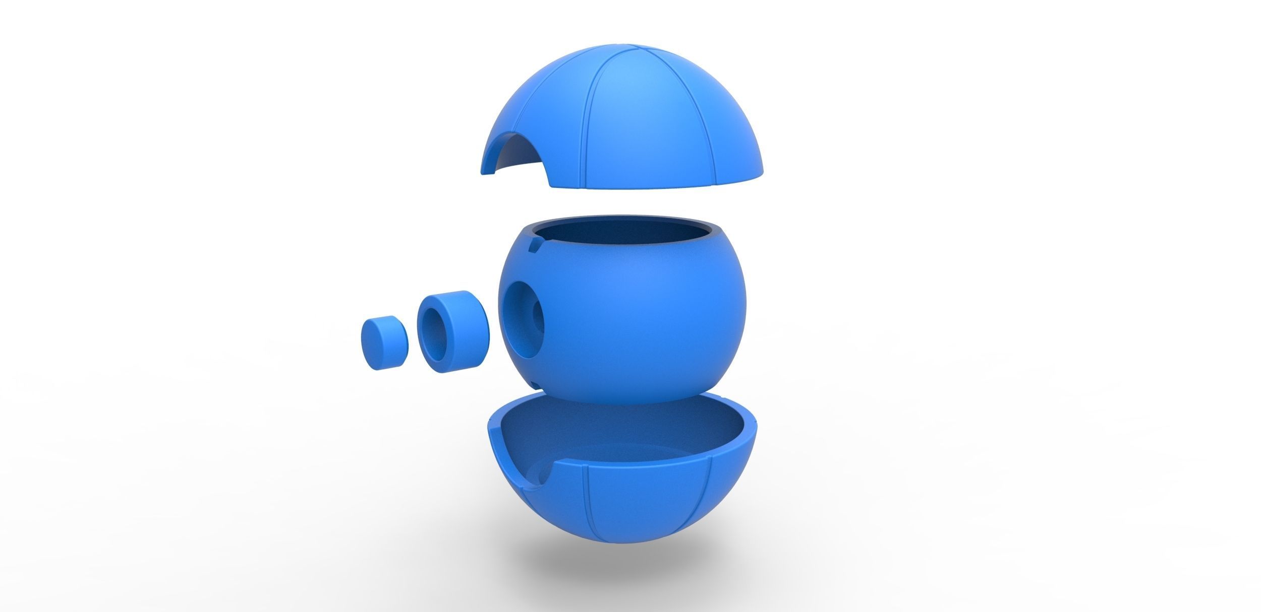 Basketball style orb 3D print model_18