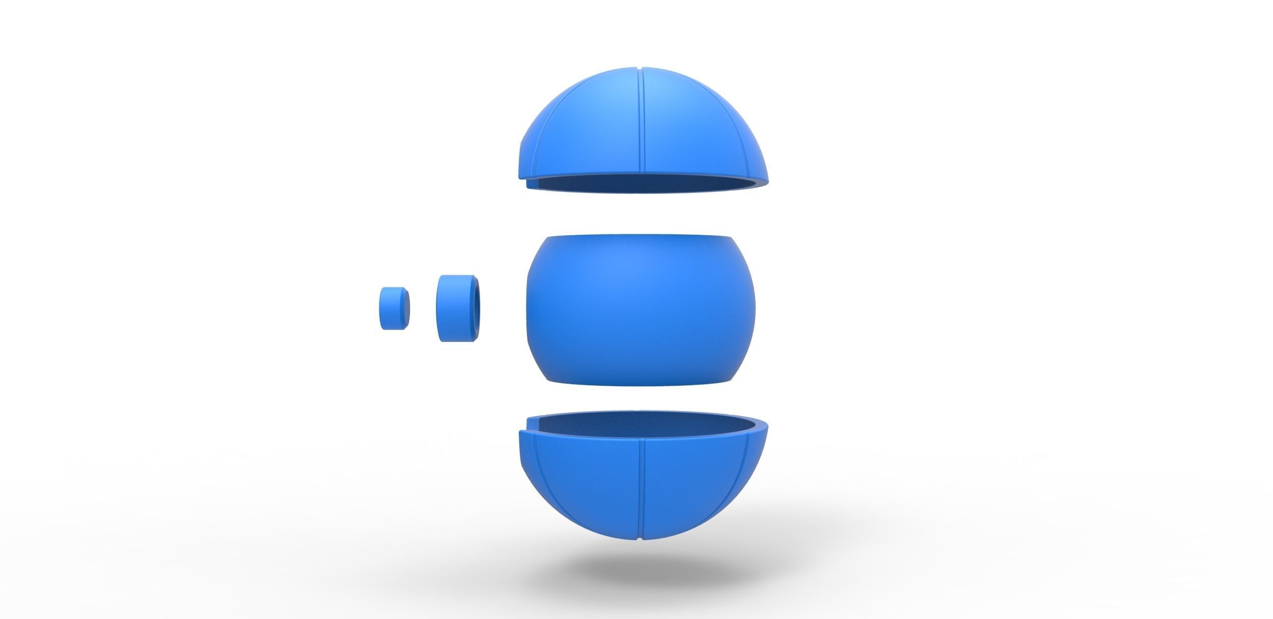 Basketball style orb 3D print model_21