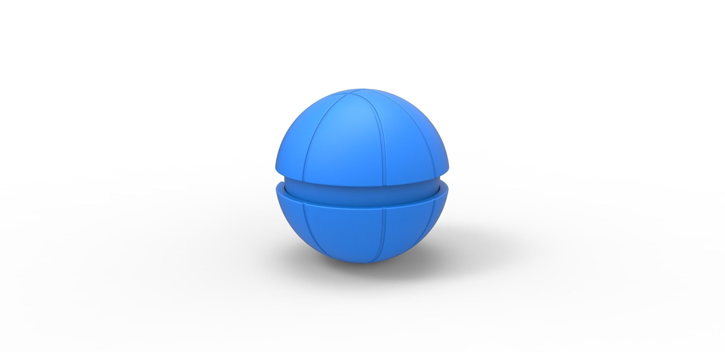 Basketball style orb 3D print model_16