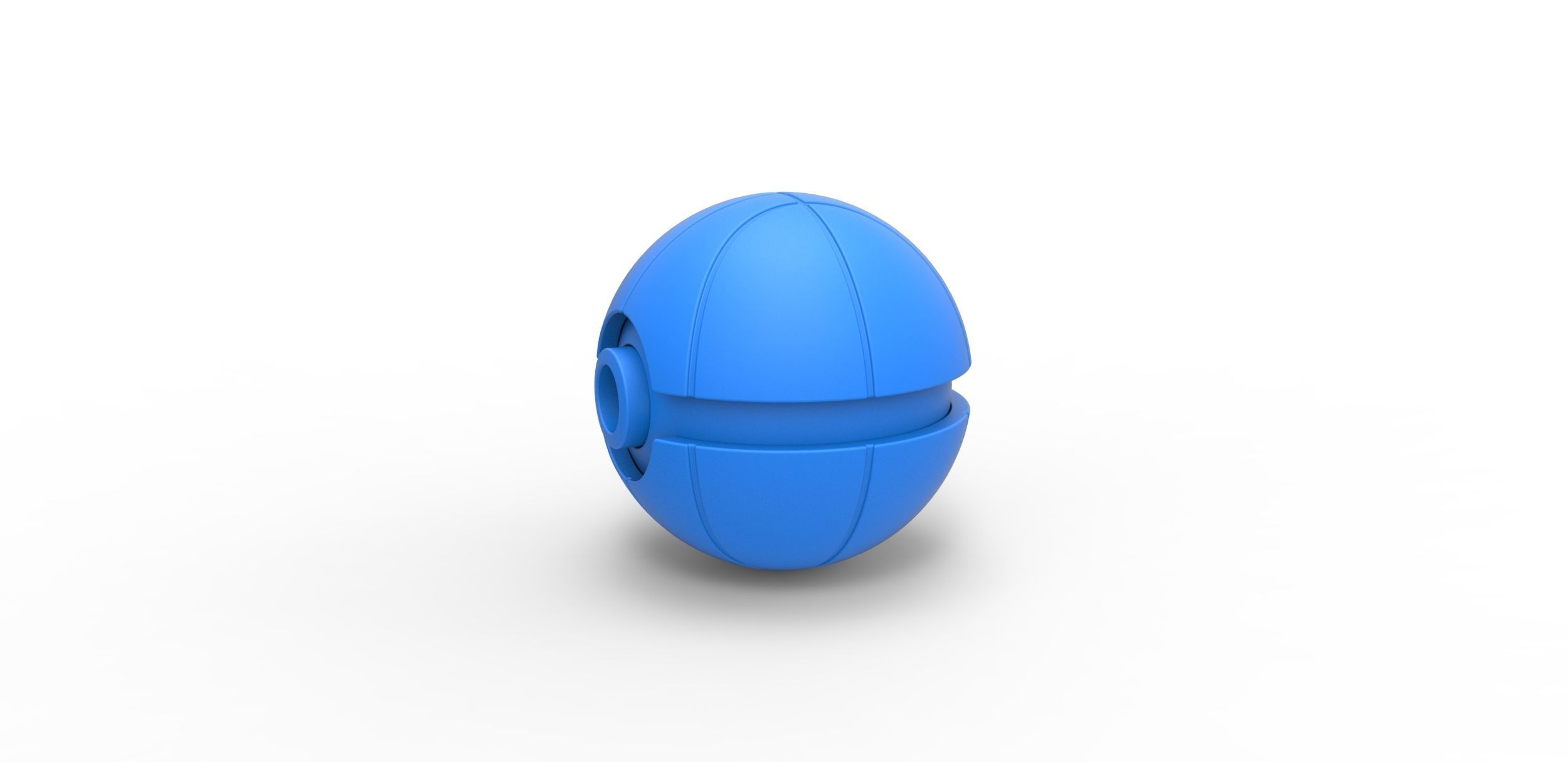 Basketball style orb 3D print model_14
