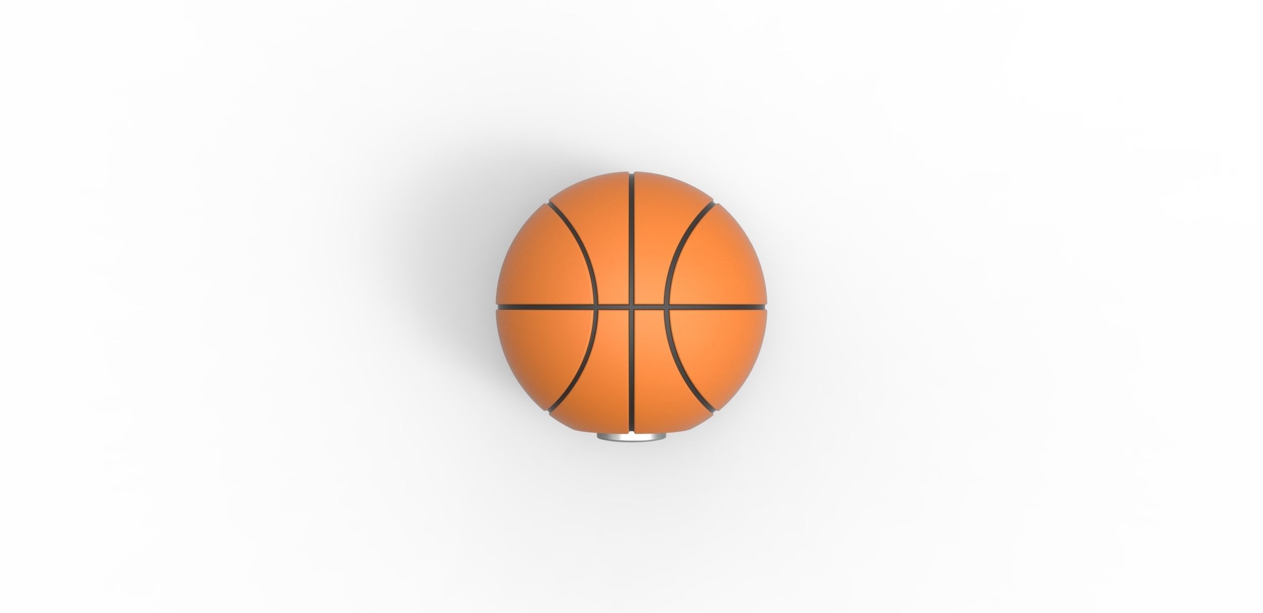 Basketball style orb 3D print model_4