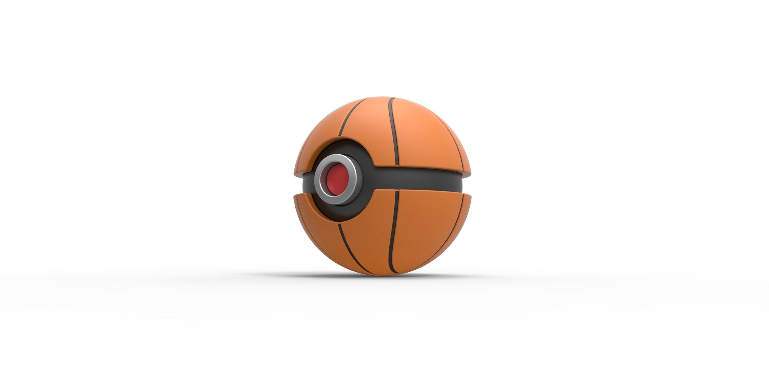 Basketball style orb 3D print model_1