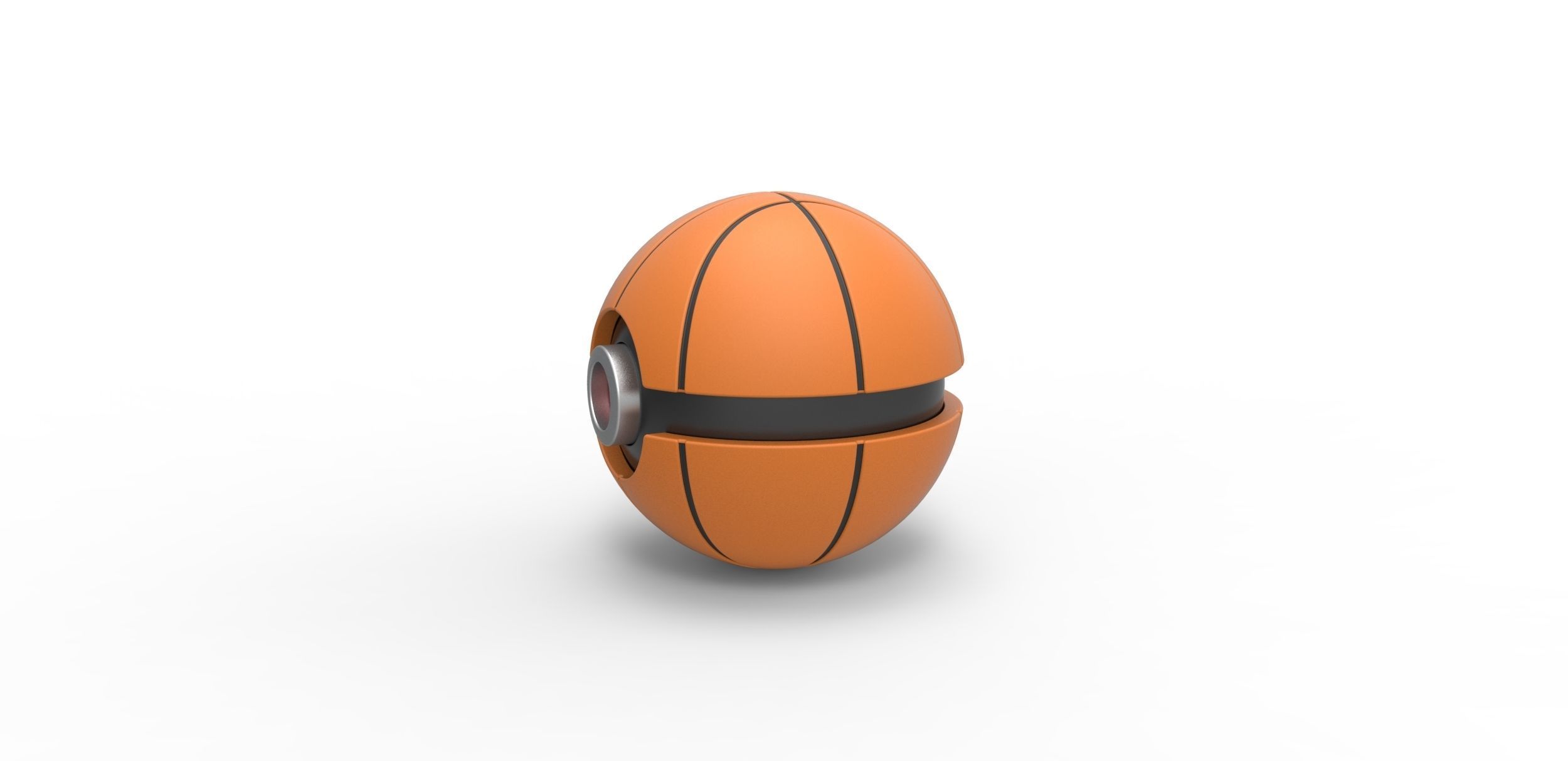Basketball style orb 3D print model_5