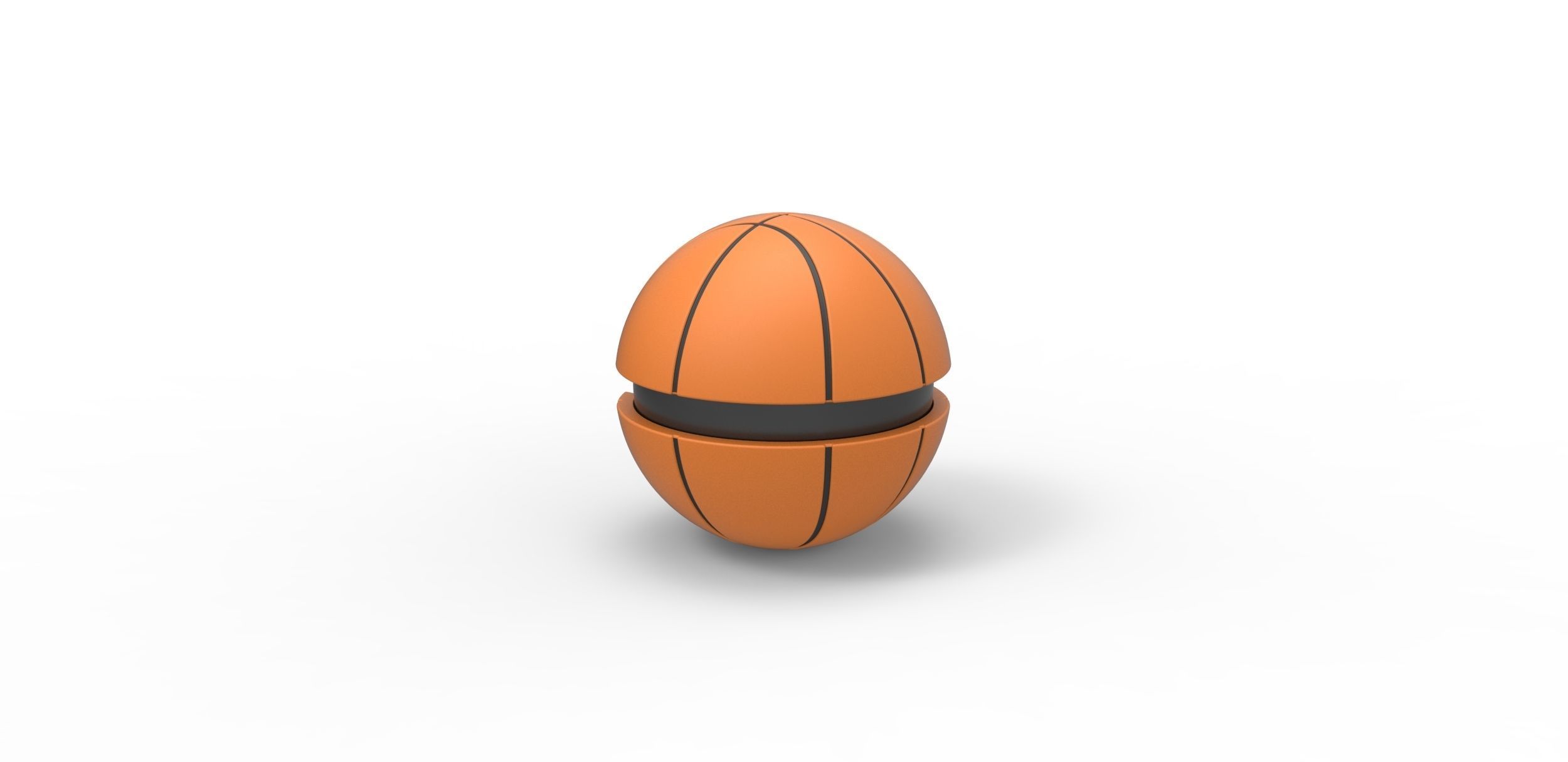 Basketball style orb 3D print model_7