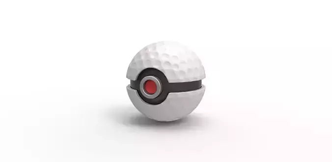 Golf ball style orb 3D print model