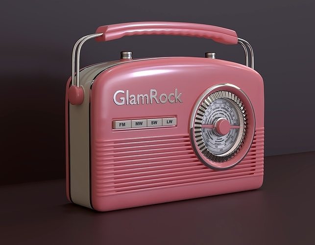 Exclusive retro Camry radio 3D model