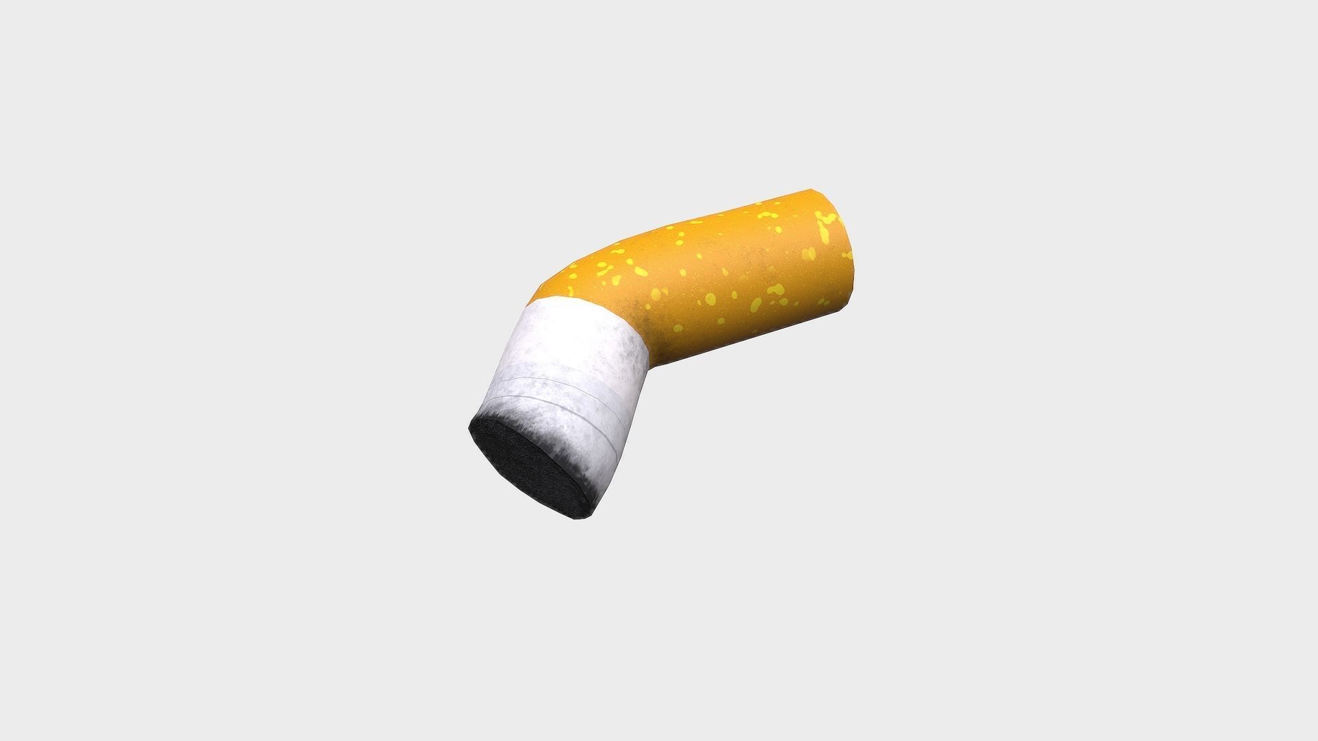 Cigarettes cigarette Low-poly 3D model_7