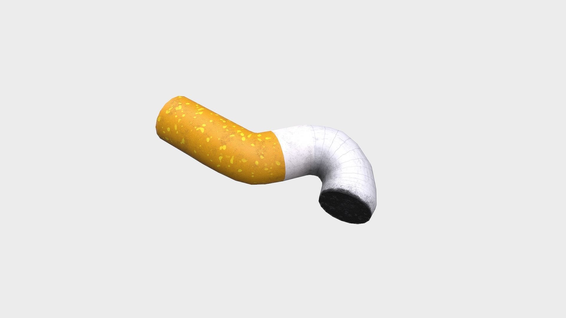 Cigarettes cigarette Low-poly 3D model_8