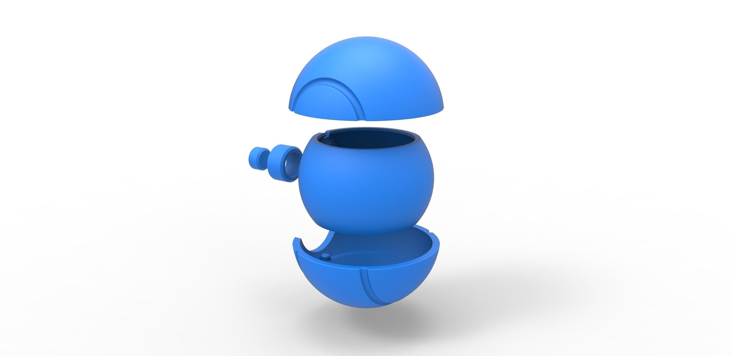 Tennis ball style orb 3D print model_22