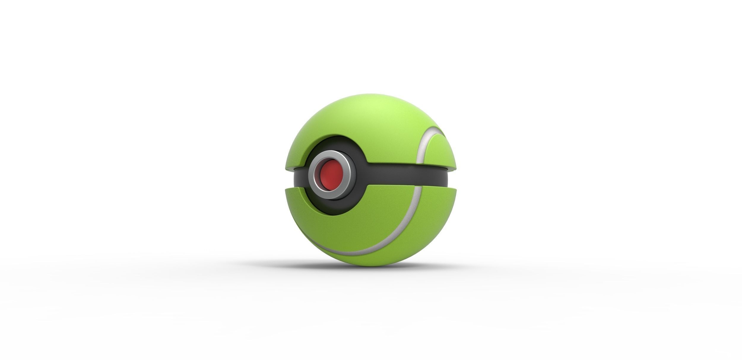 Tennis ball style orb 3D print model_1