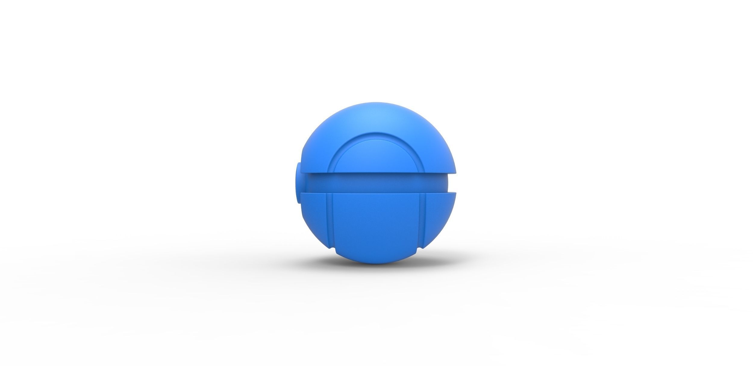 Tennis ball style orb 3D print model_15