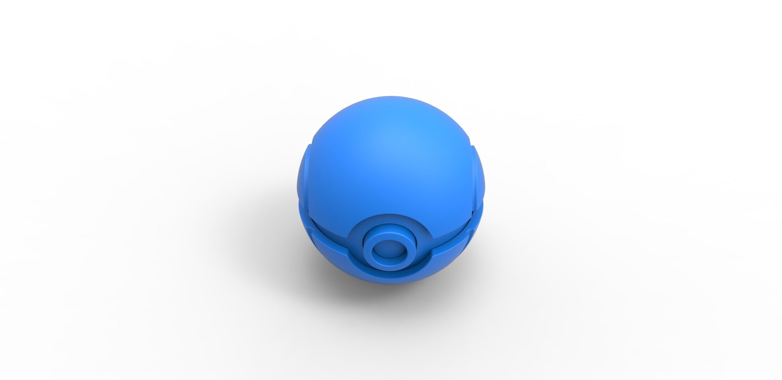 Tennis ball style orb 3D print model_12