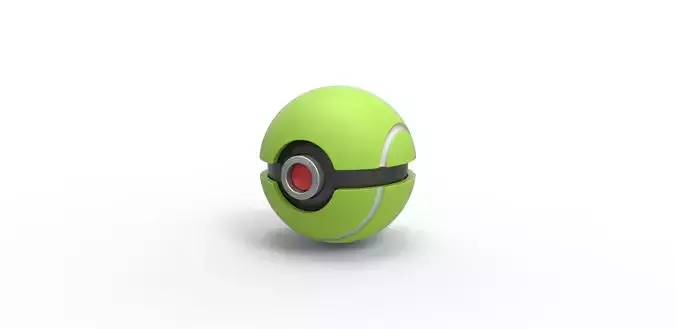 Tennis ball style orb 3D print model