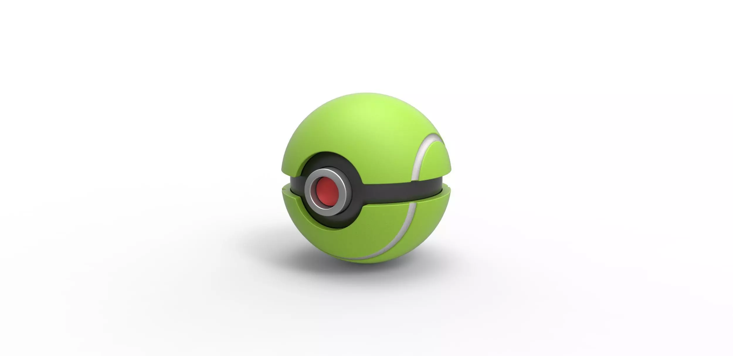 Tennis ball style orb 3D print model_0