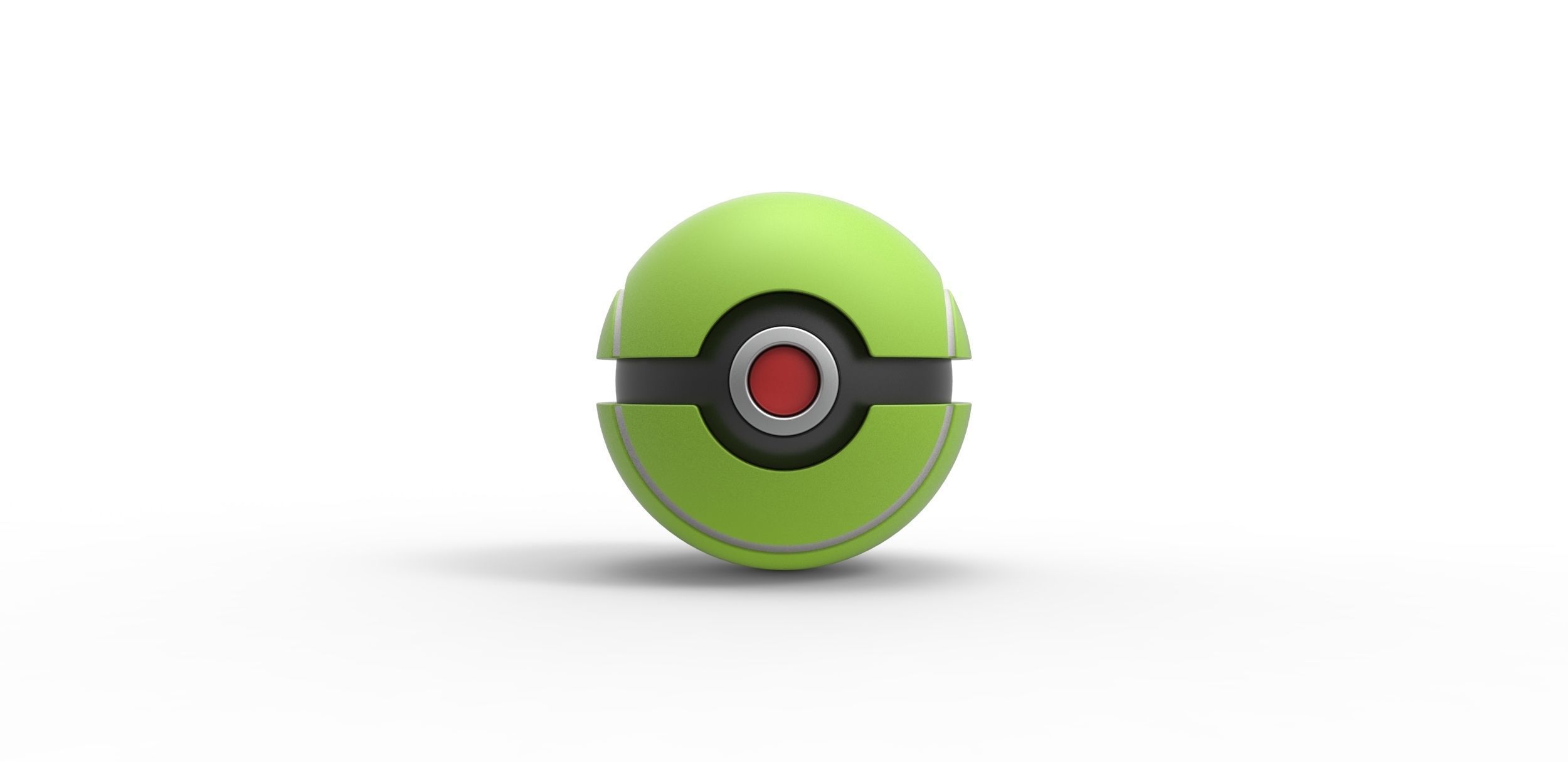Tennis ball style orb 3D print model_2