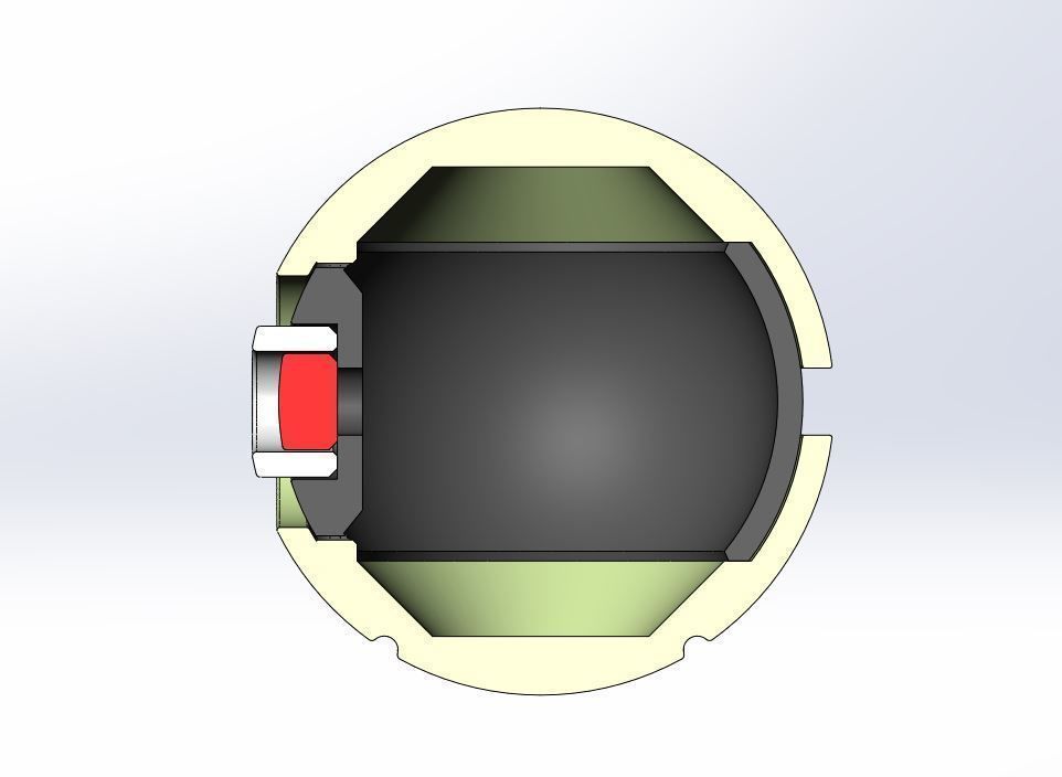 Tennis ball style orb 3D print model_23