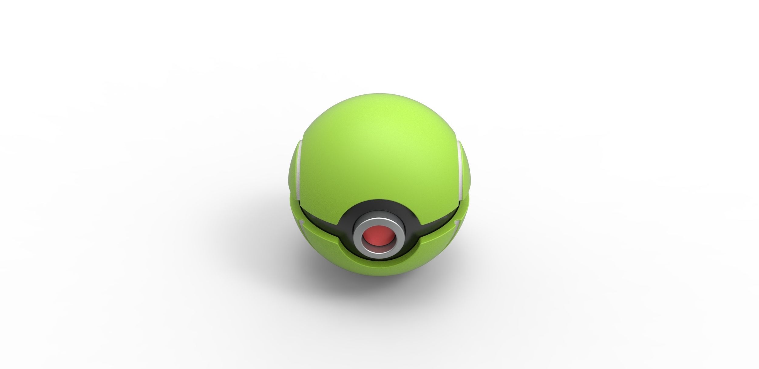 Tennis ball style orb 3D print model_3