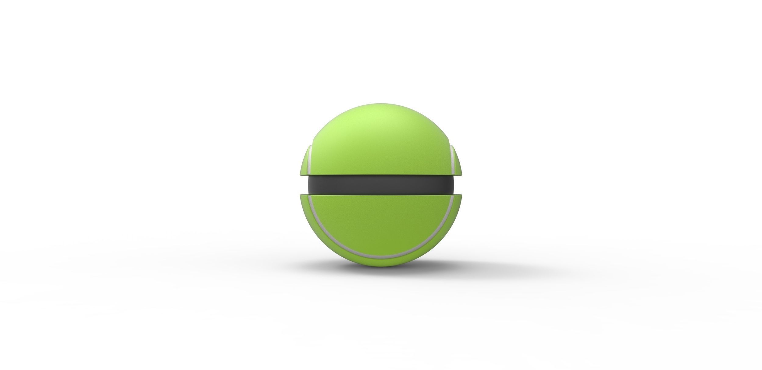 Tennis ball style orb 3D print model_8