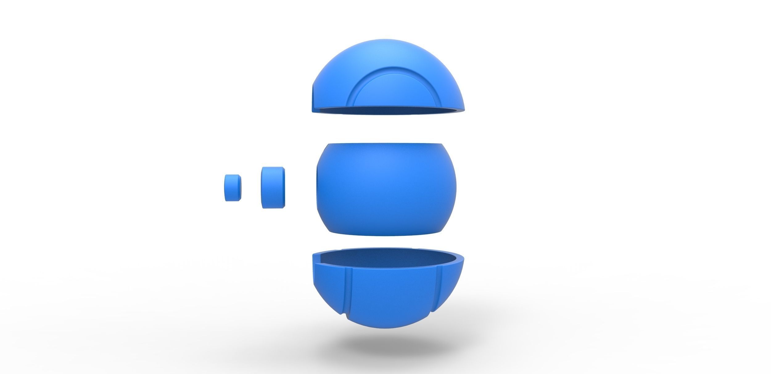 Tennis ball style orb 3D print model_21