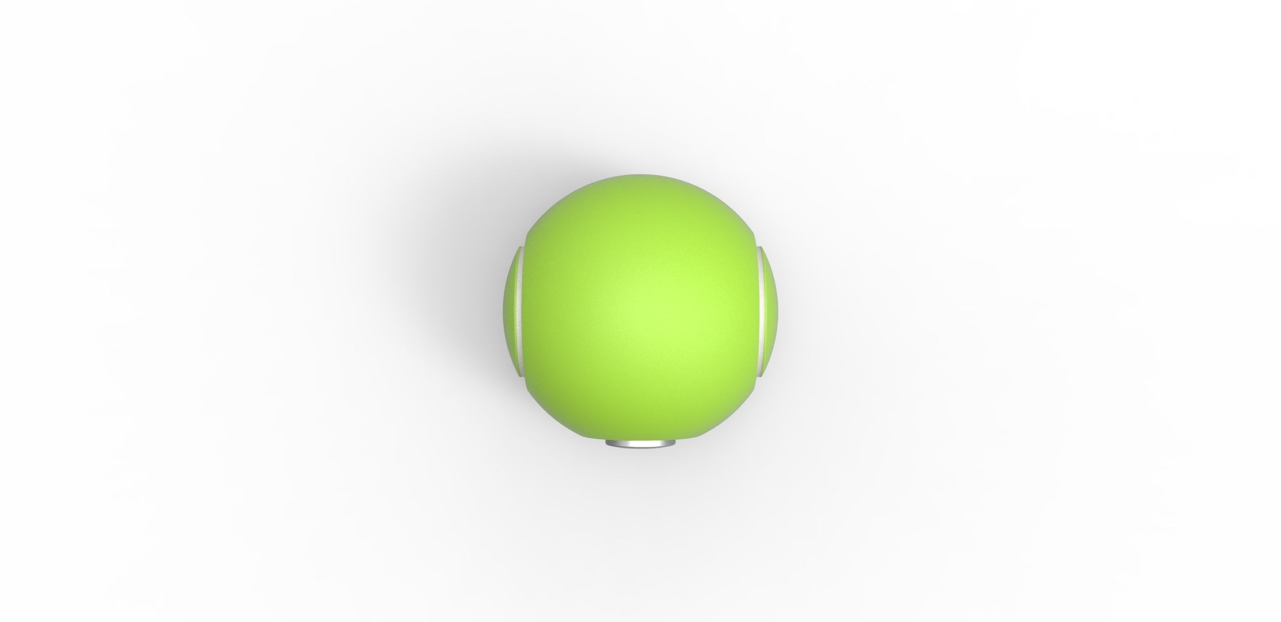 Tennis ball style orb 3D print model_4