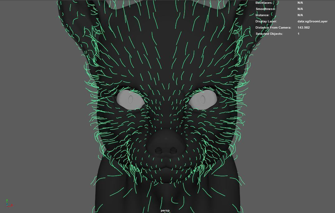 Blanfords Fox Low-poly 3D model_21