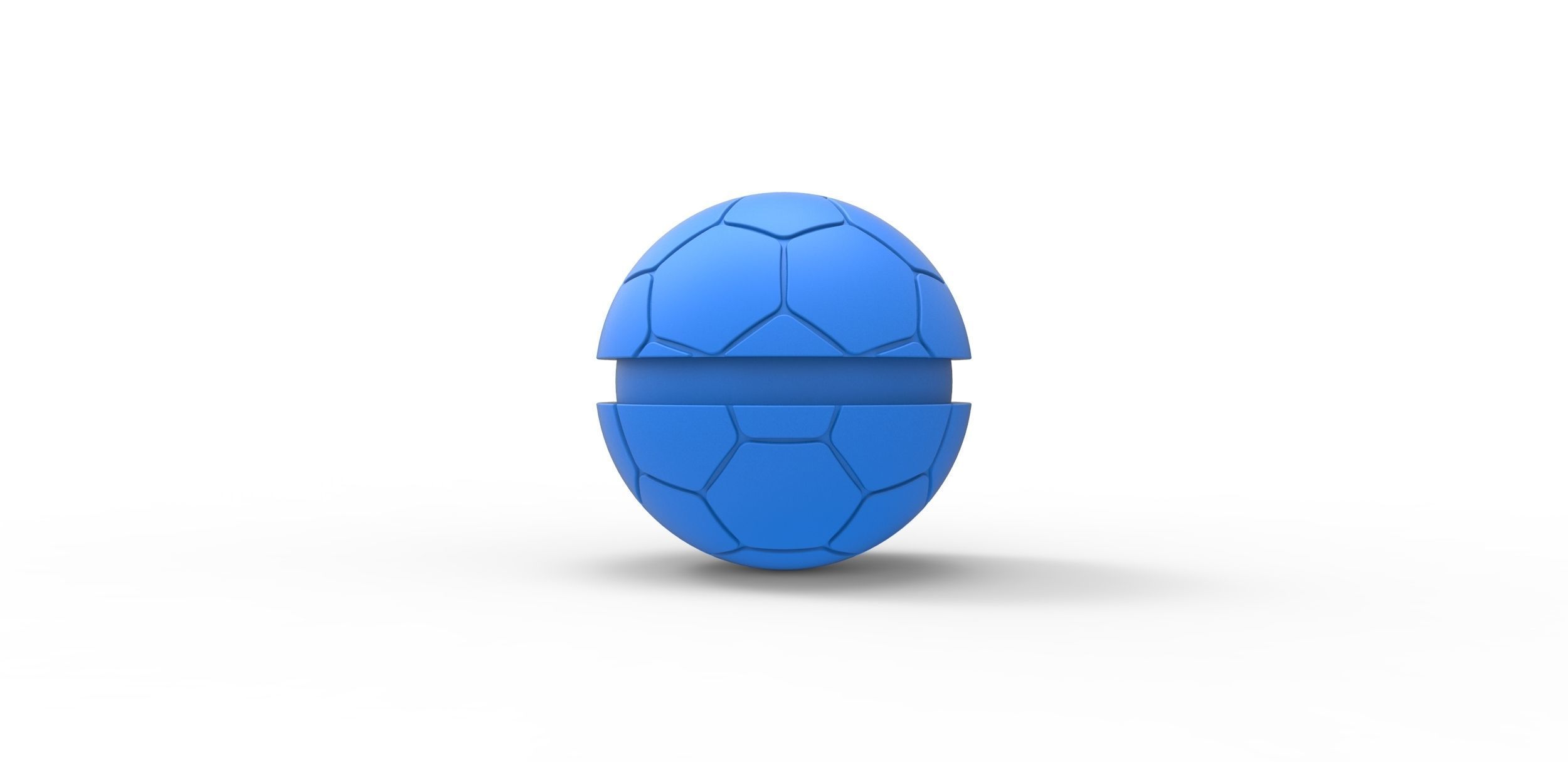 Soccer ball style orb 3D print model_17