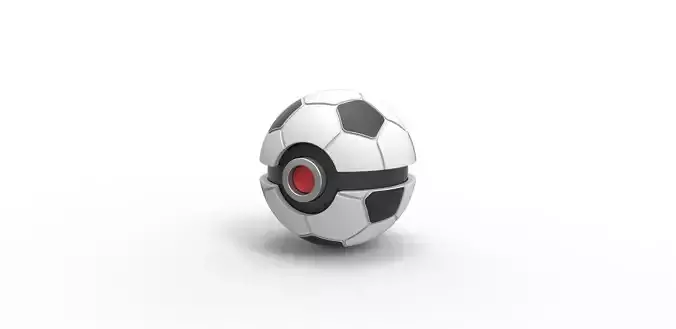 Soccer ball style orb 3D print model