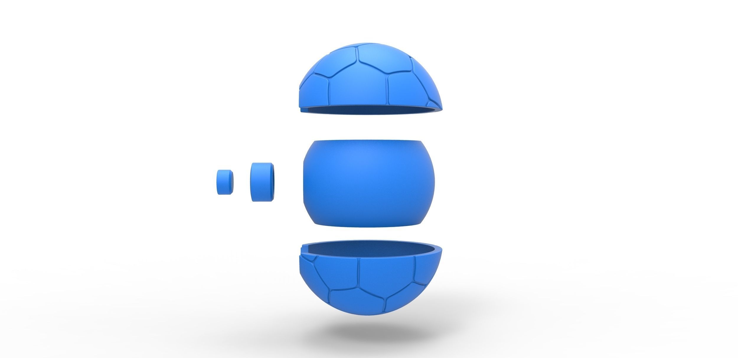 Soccer ball style orb 3D print model_21