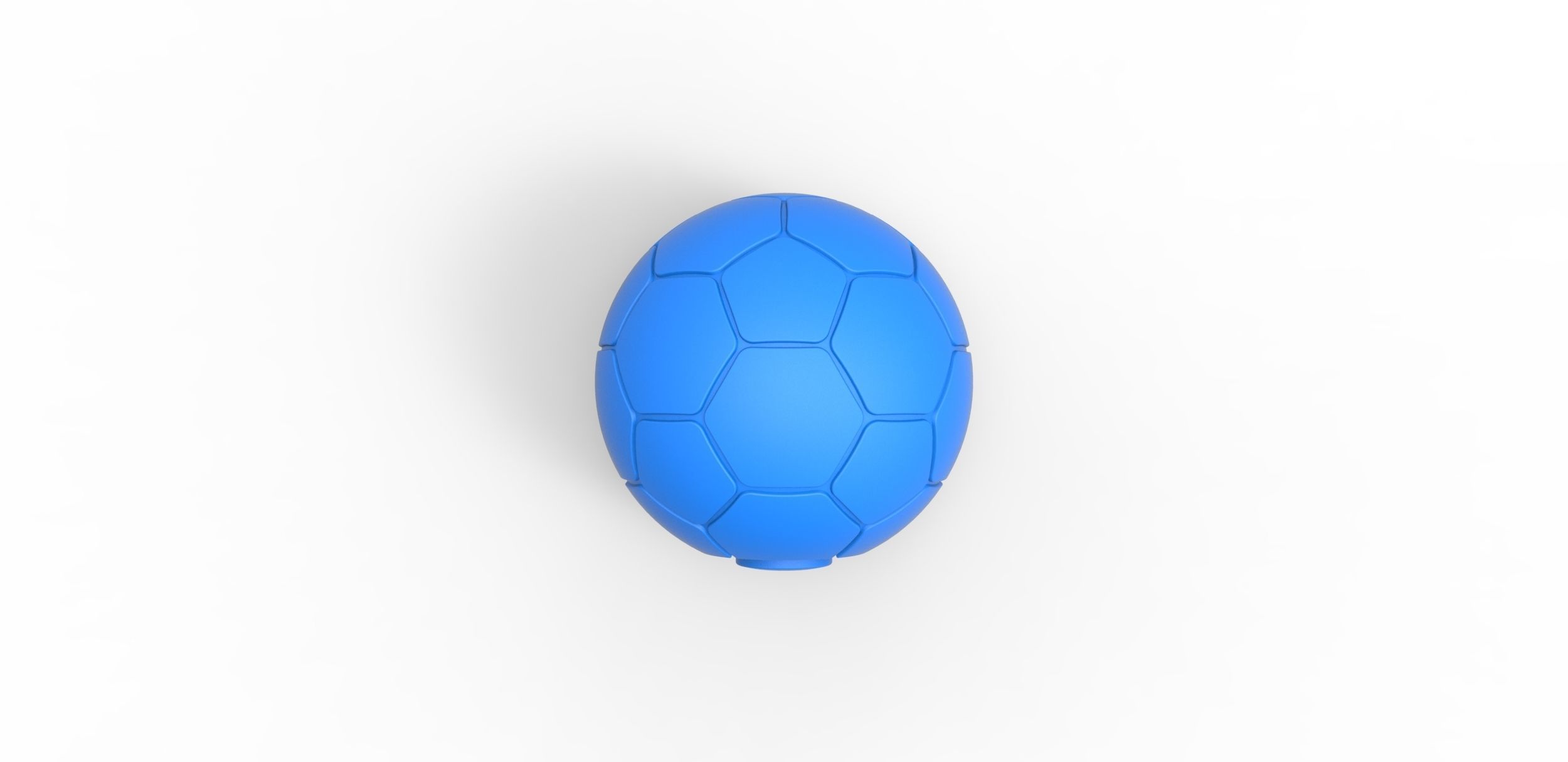 Soccer ball style orb 3D print model_13