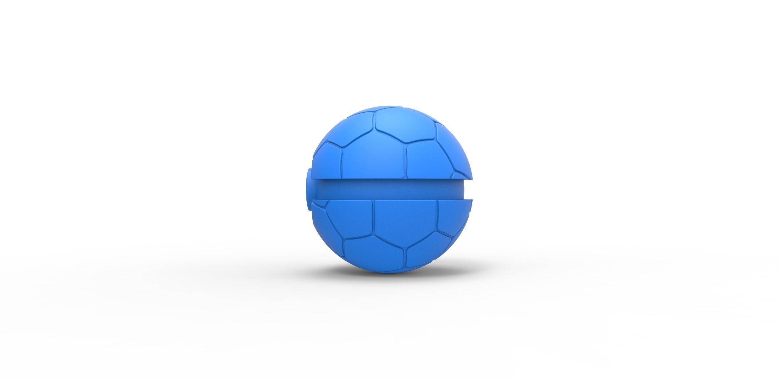 Soccer ball style orb 3D print model_15