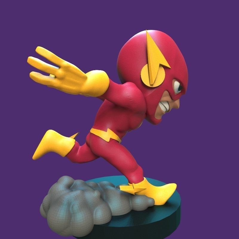 The Flash figurine 3D print model_19